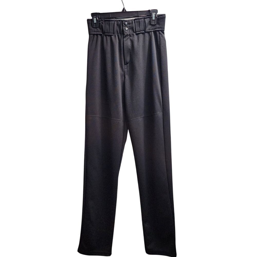 Augusta Sportswear Black Athletic Pants Elastic Waist Straight Leg Size S